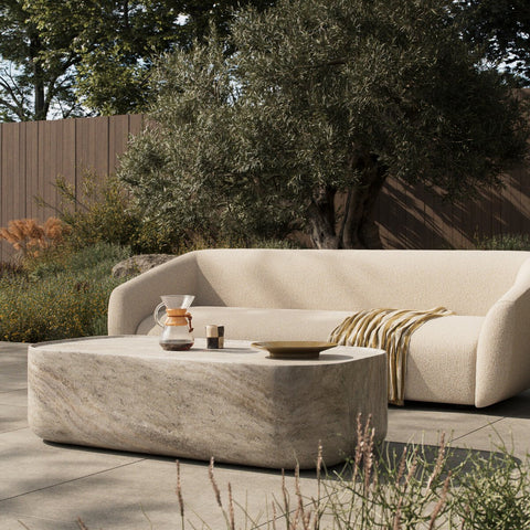 Manor Outdoor Coffee Table - Textured Sandy Grey