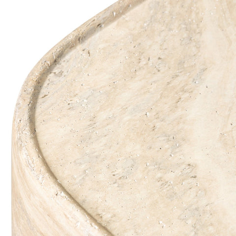 Manor Outdoor End Table - Textured Sandy Grey
