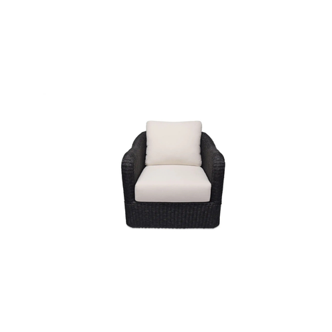 Bodhi Outdoor Swivel Accent Chair Charcoal