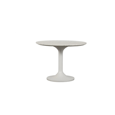 Tuli Outdoor Cafe Table White Terrazzo
