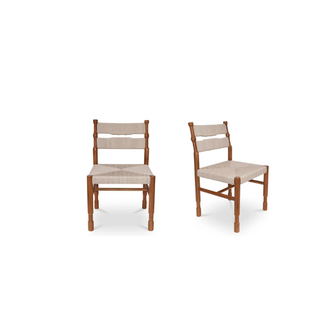 Raf Outdoor Dining Chair Natural - Set Of Two