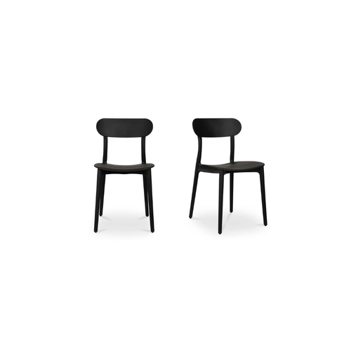 Kent Outdoor Dining Chair Black - Set Of Two