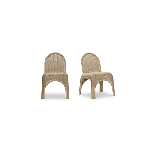 Kendall Outdoor Dining Chair Natural-Set of Two