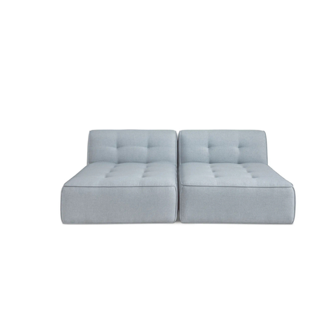 Sunseeker 2 Piece Outdoor Sun Lounger Light Blue