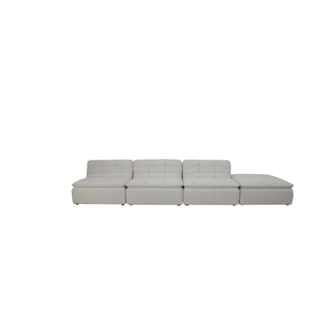 Lino Lounge Modular Sectional Textured Oat