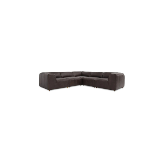 Form Classic L-Shaped Modular Sectional Espresso Brown