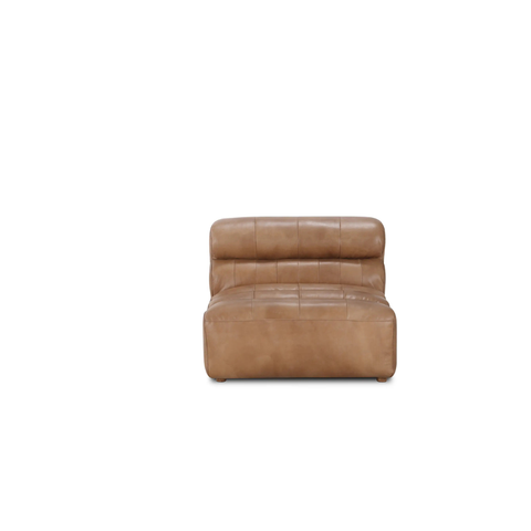 Ramsay Leather Slipper Chair Tan