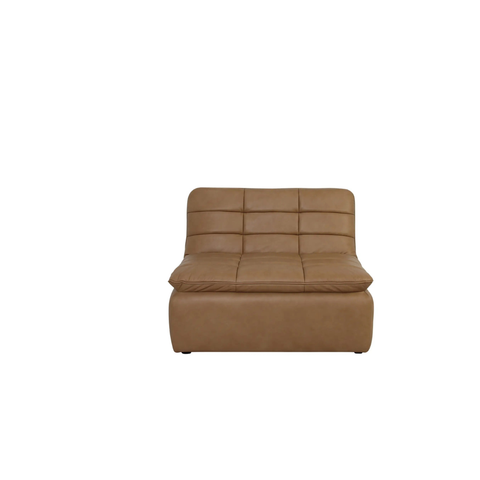Lino Slipper Chair Tan Leather