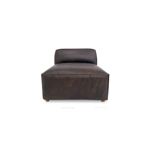 Form Slipper Chair Espresso Brown Leather