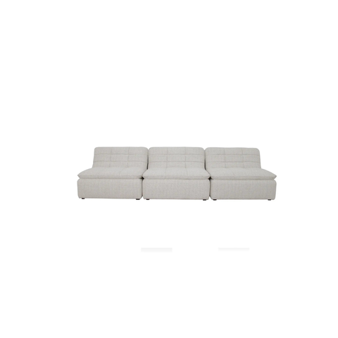Lino Armless Modular Sofa Textured Oat