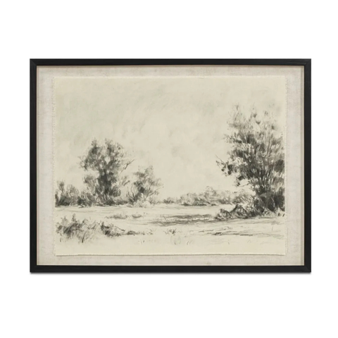 Briar Framed Print On Linen