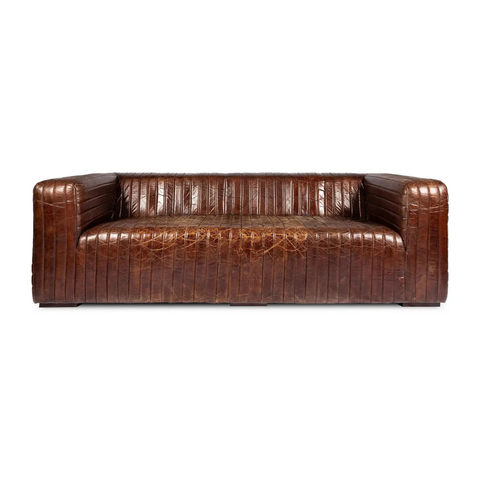Castle Sofa Dark Brown