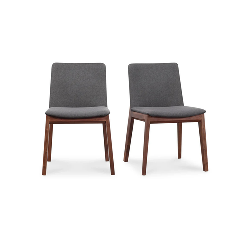 Deco Dining Chair Dark Grey - Set Of Two