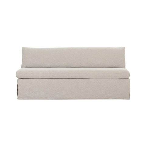 Fable Slipcover Dining Bench Beige