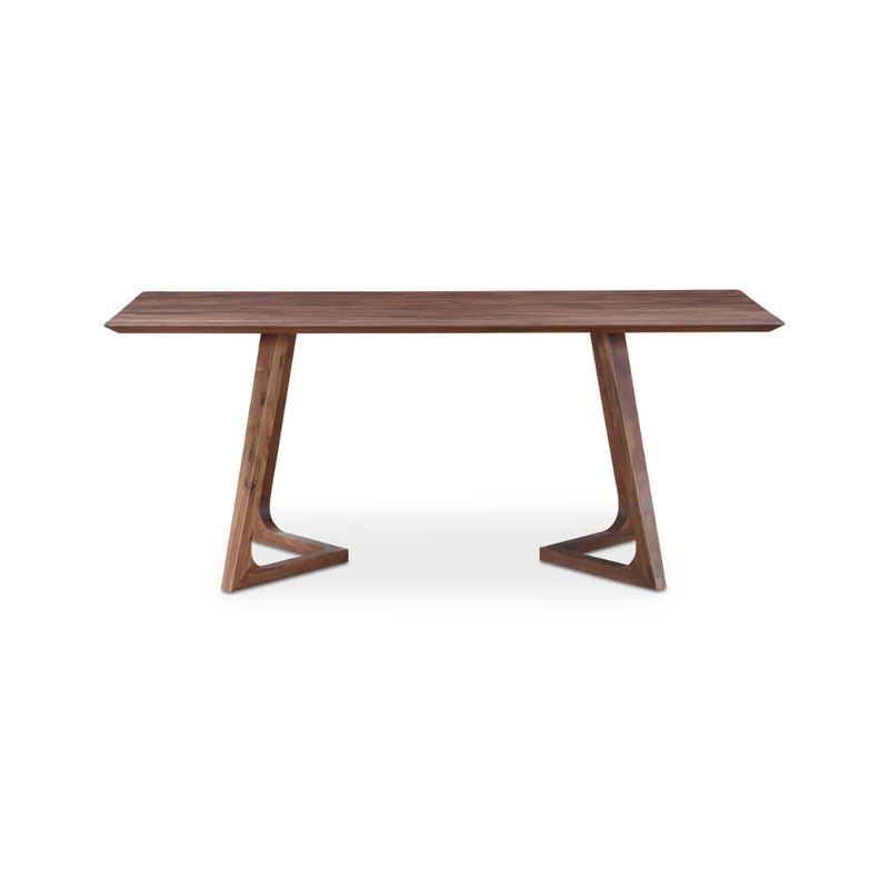 Godenza Rectangular Dining Table Walnut