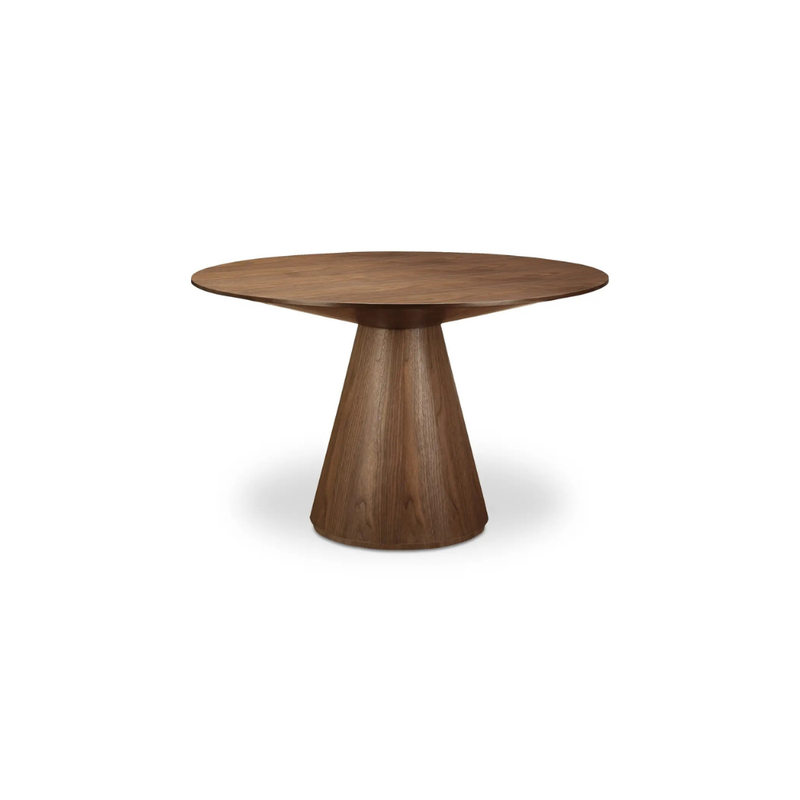 Otago 47 In Round Dining Table Walnut