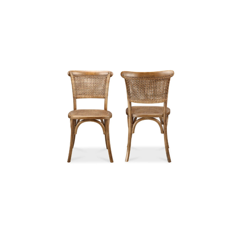 Churchill Dining Chair Light Brown - Set Of Two