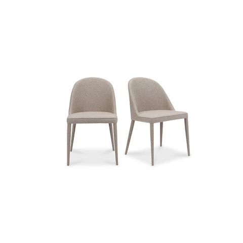 Burton Dining Chair Light Grey - Set Of Two