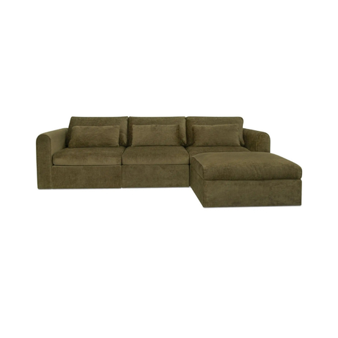 Swift Lounge Modular Sectional Dark Green