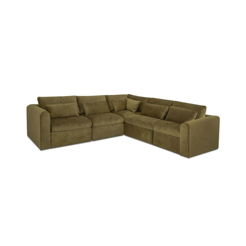 Swift Classic L Modular Sectional Dark Green
