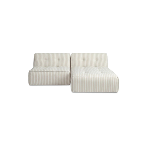 Sunseeker 2 Piece Outdoor Nook Brown Stripe