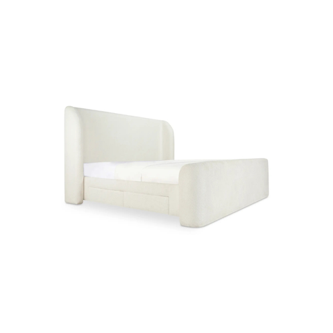 Sophia Queen Storage Bed Cream