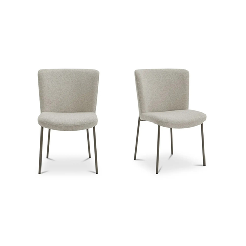 Early Dining Chair Beige-Set Of Two