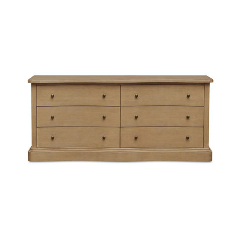 Clarence 6 Drawer Dresser Natural