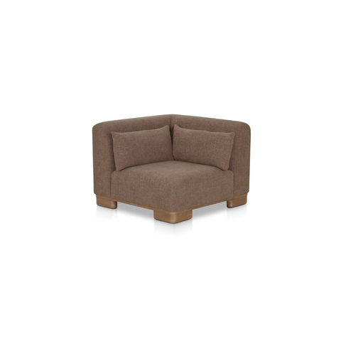 June Corner Chair Dark Brown