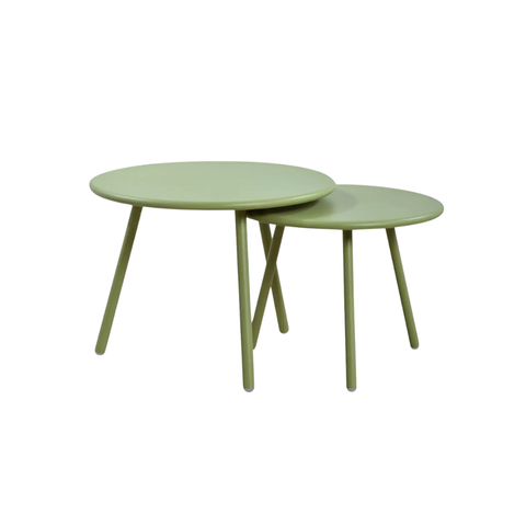 Kari Outdoor Nesting Coffee Table Green