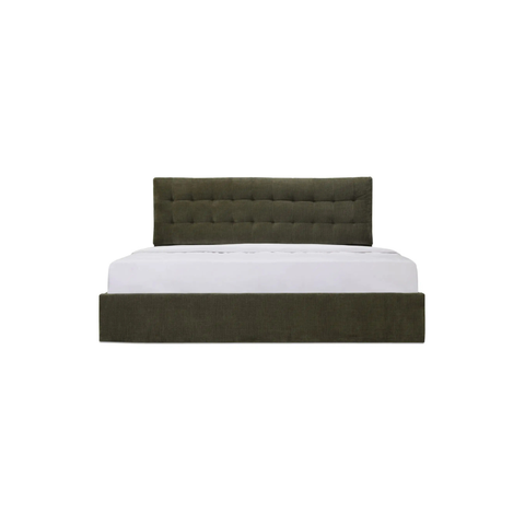 Sebastion King Storage Bed Green