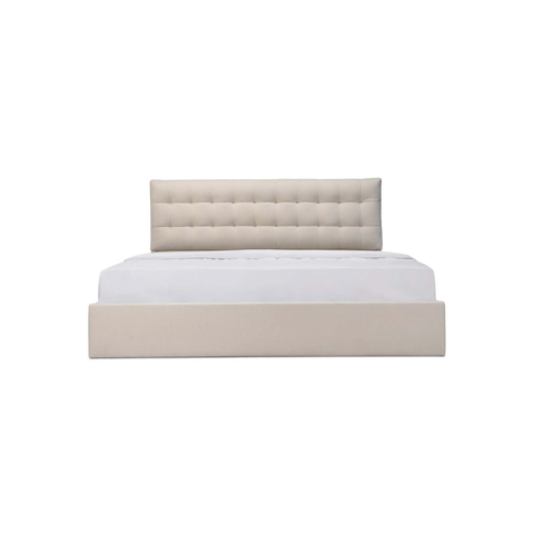 Sebastion Queen Storage Bed Cream