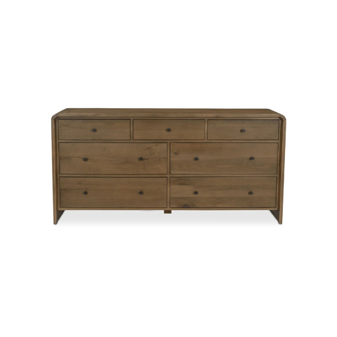 Riley 7 Drawer Dresser Oak