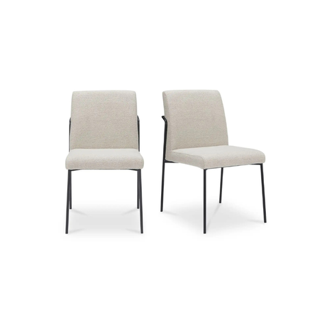 Danny Dining Chair Ivory Set of Two
