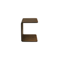 Carrie Side Table Dark Brown
