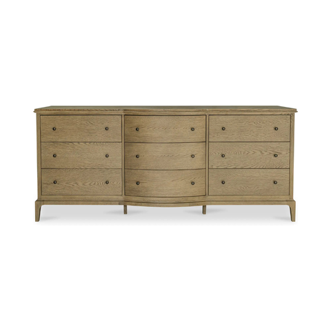 Sadie 9 Drawer Dresser Brown