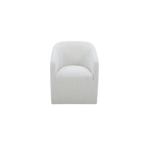Sandy Rolling Dining Chair Off White
