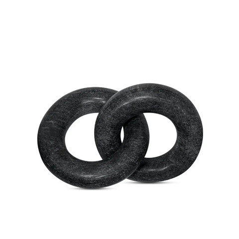 Hera Tabletop Decor Black Marble