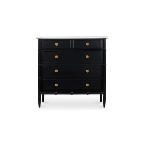 Eleanor 5 Drawer Chest Black