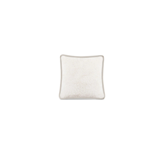 Carr 25In Cushion Faux Fur Cream