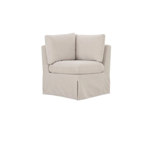 Fable Slipcover Dining Corner Chair Beige