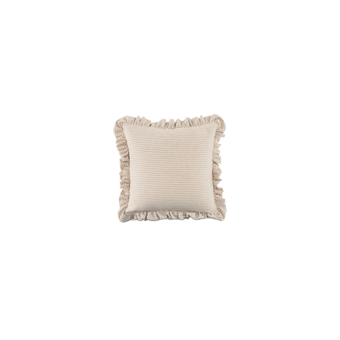 Betty 25 Inch Cushion Beige Stripe