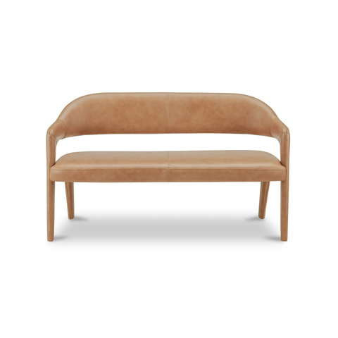 Martens Dining Bench Tan Leather