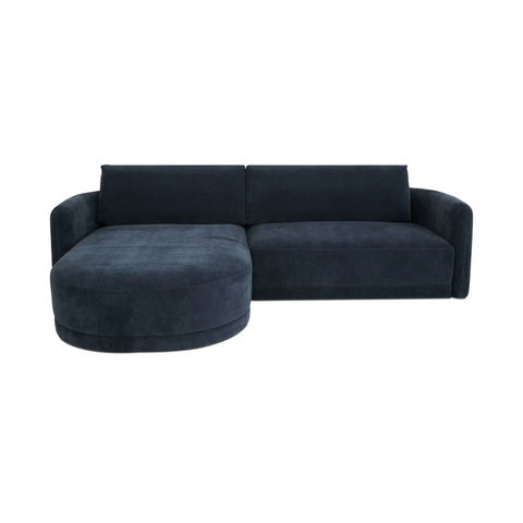 Emmy Sectional Dark Blue Left