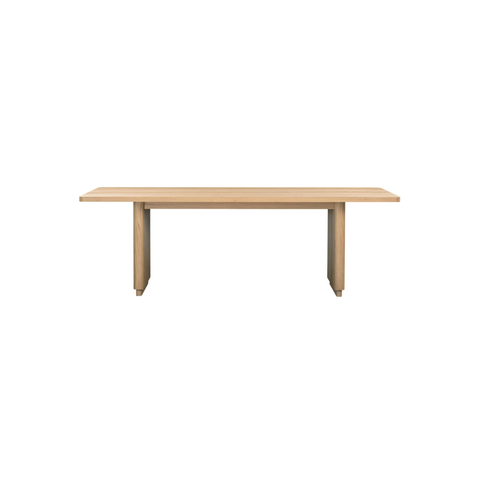 Round Off Small Dining Table Natural Oak
