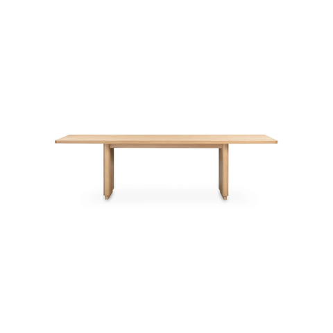 Round Off Large Dining Table Natural Oak