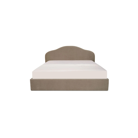 Maggie Queen Storage Bed Taupe