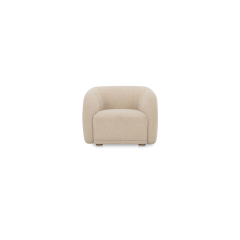 Faye Accent Chair Beige Boucle
