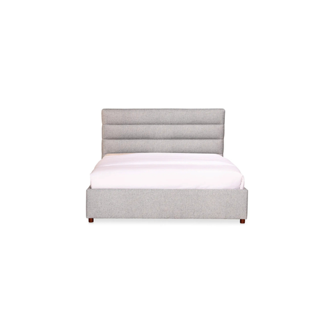 Takio Queen Bed Light Grey