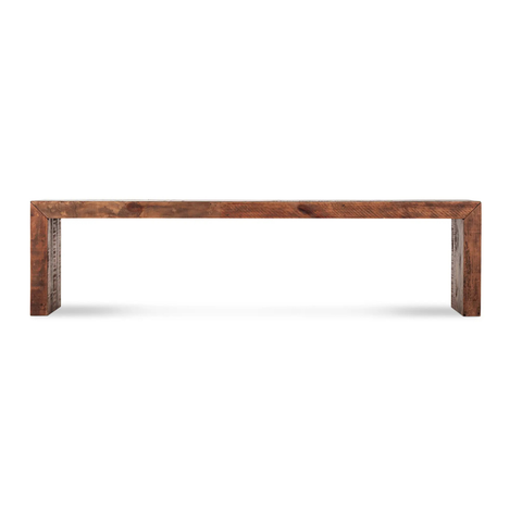 Vintage Large Bench Light Brown